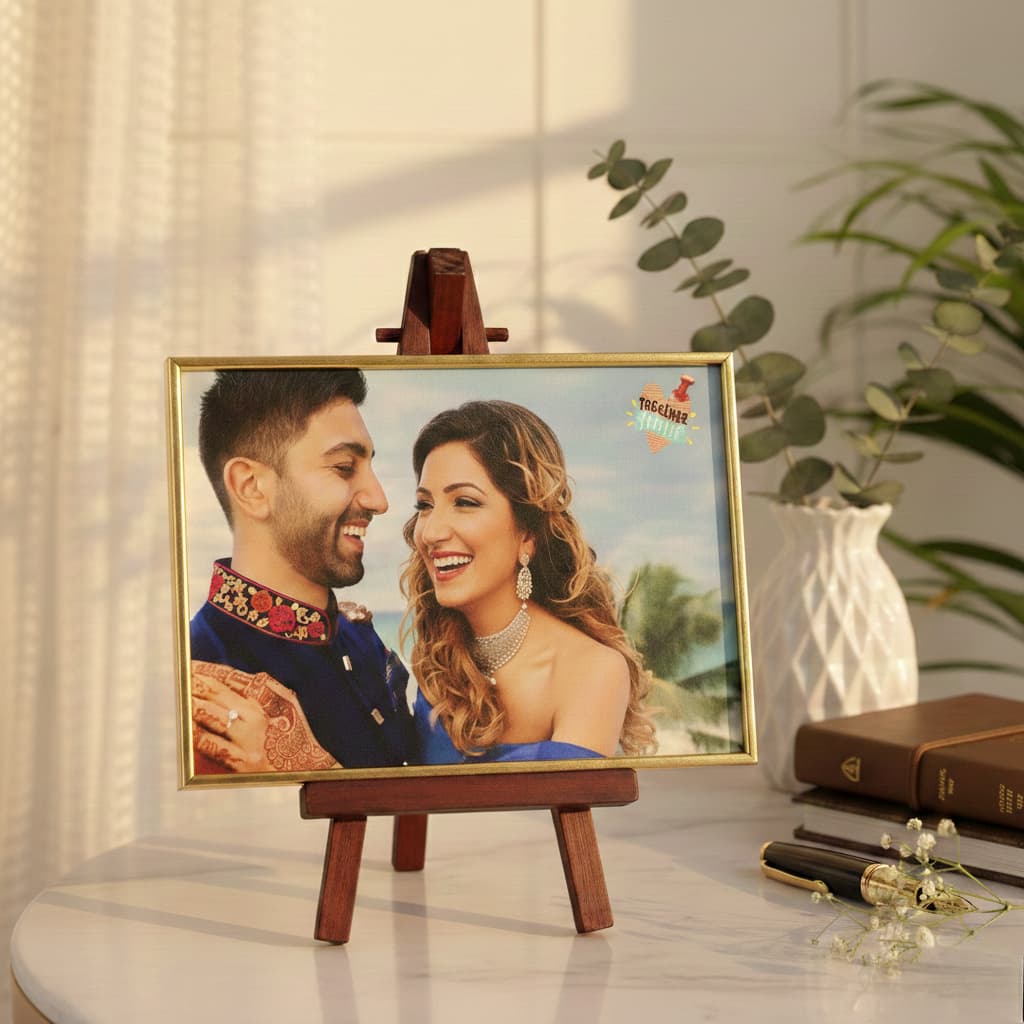 Heartfelt Anniversary Photo Canvas