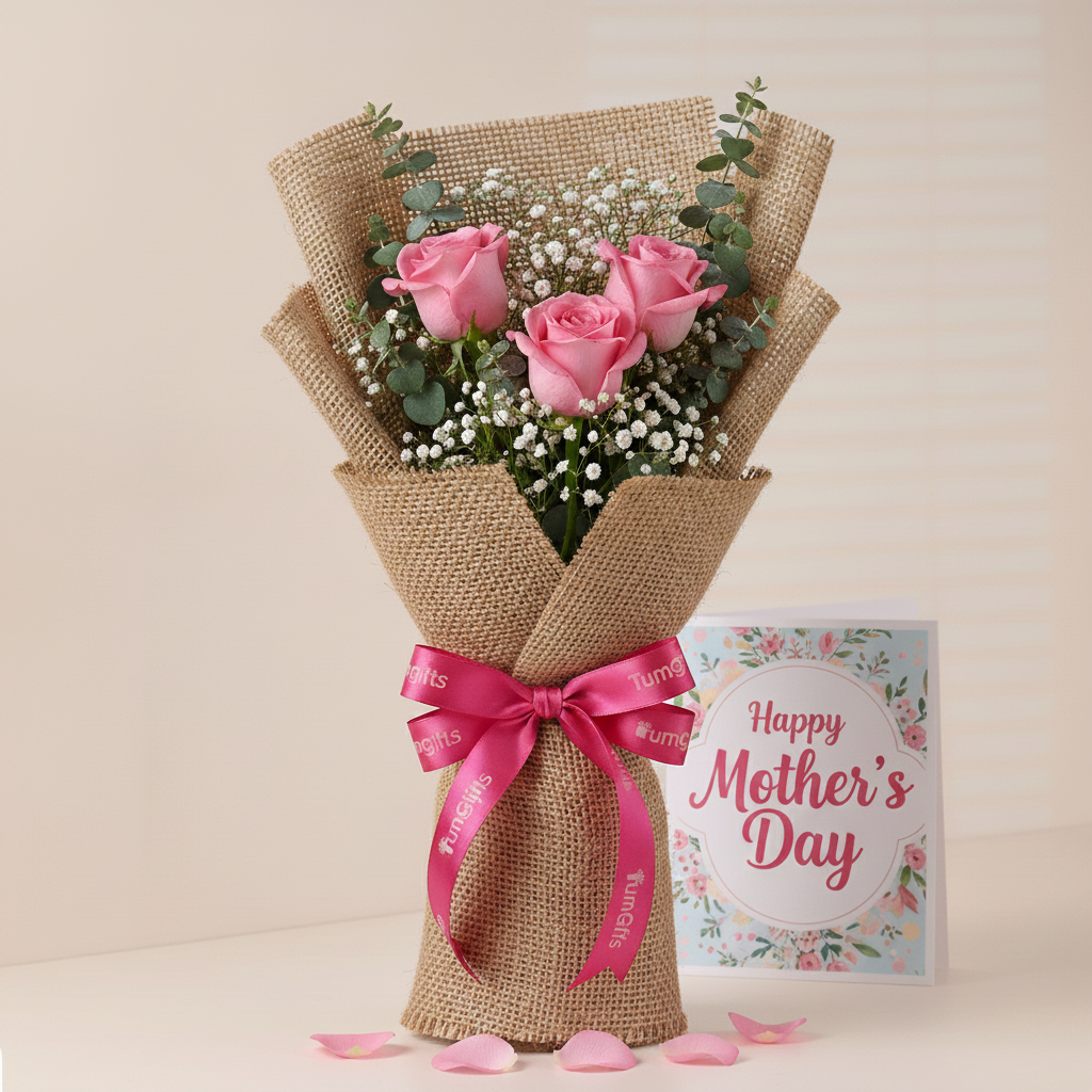 Red Rose Bouquet for Mothers